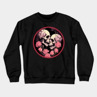 Enchanted Lovers: Tarot-Inspired Halloween Crewneck Sweatshirt